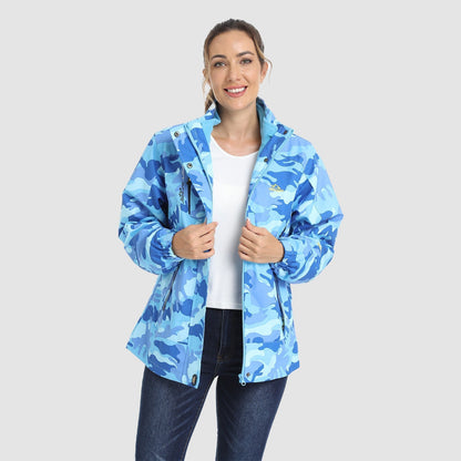 Women's 3-in-1 System Waterproof Fleece Ski Jacket