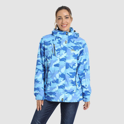 Women's 3-in-1 System Waterproof Fleece Ski Jacket
