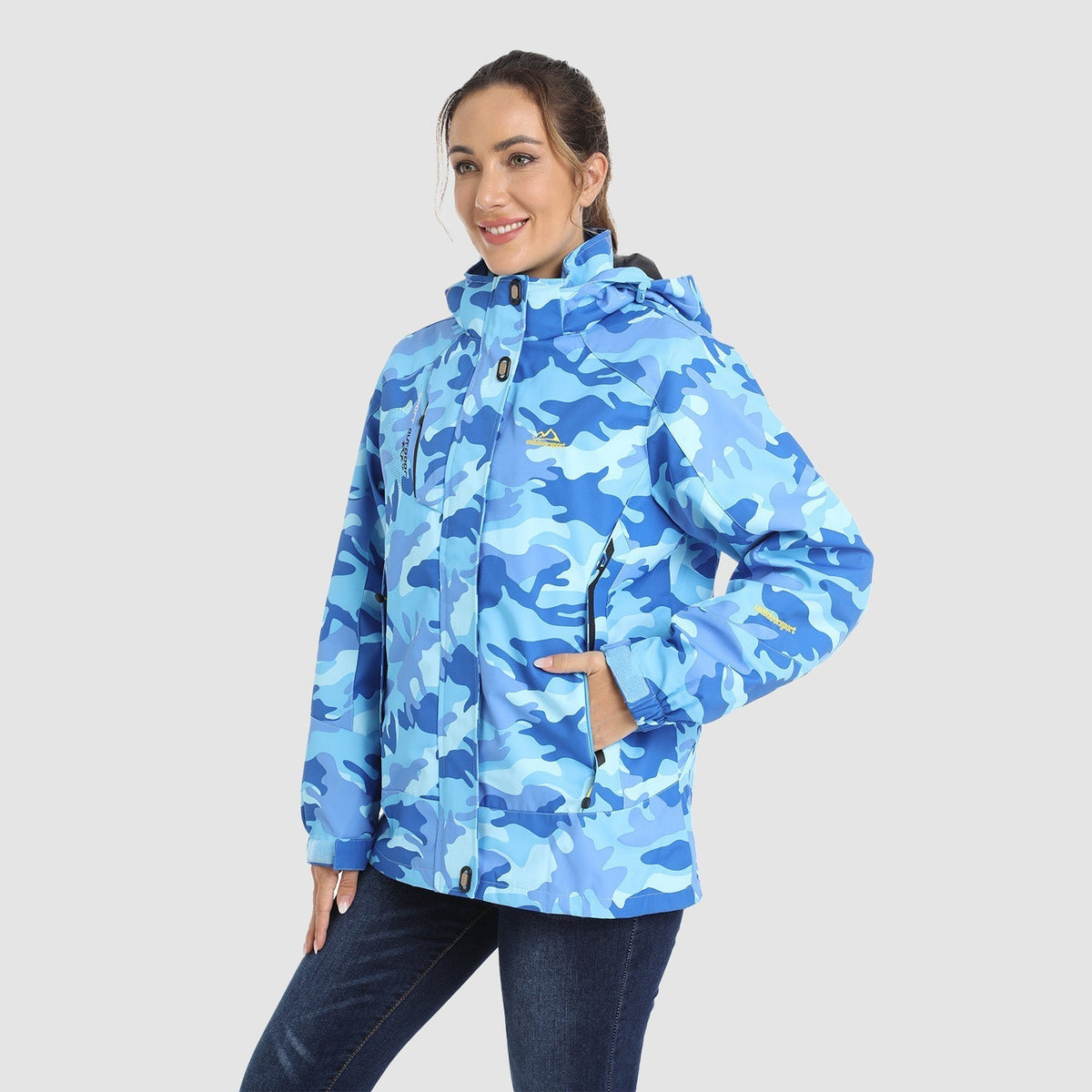 Women's 3-in-1 System Waterproof Fleece Ski Jacket