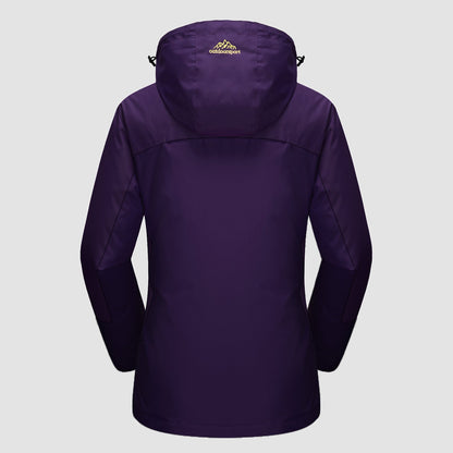 Women's 3-in-1 System Waterproof Fleece Ski Jacket
