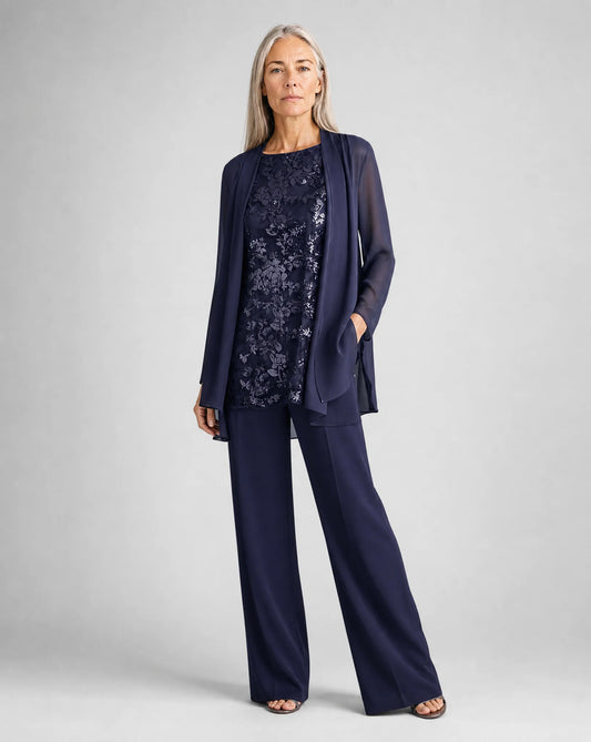 Women's 3 Piece Occasion Pant Suit