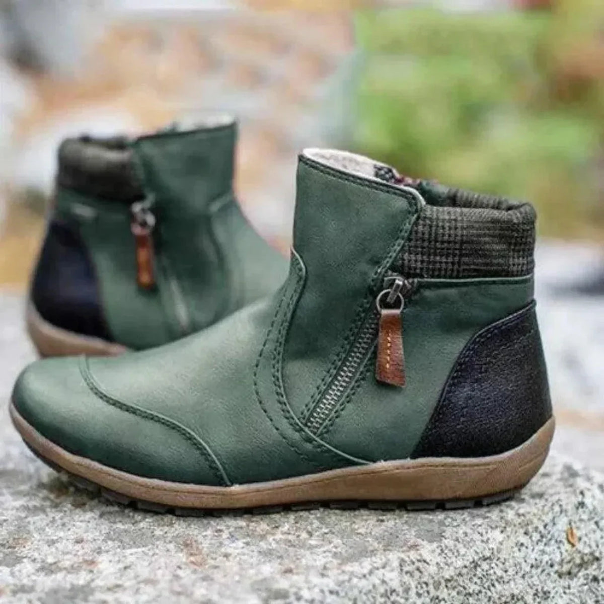 Women's Ankle Boots with Side Zip