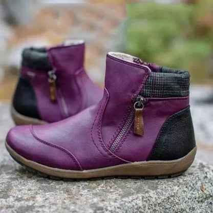 Women's Ankle Boots with Side Zip