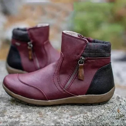 Women's Ankle Boots with Side Zip