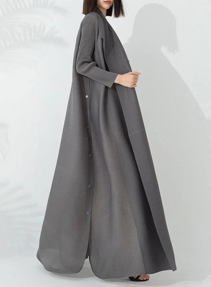 Women's Belted A Line Winter Coat with Notch Lapel