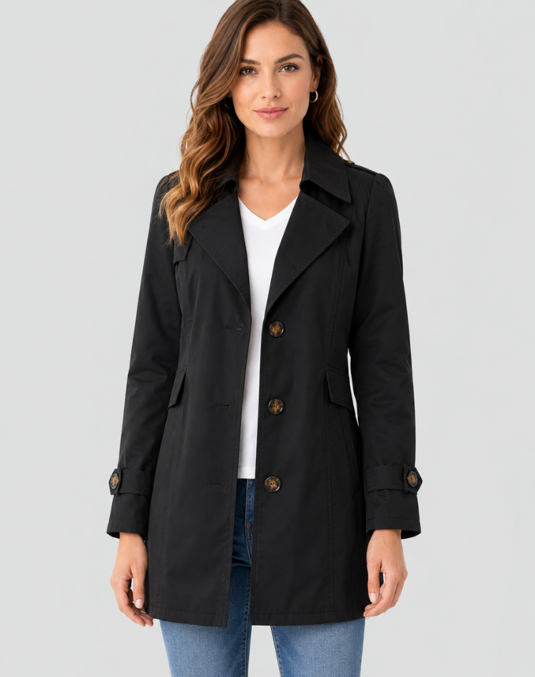 Women's Belted Trench Coat
