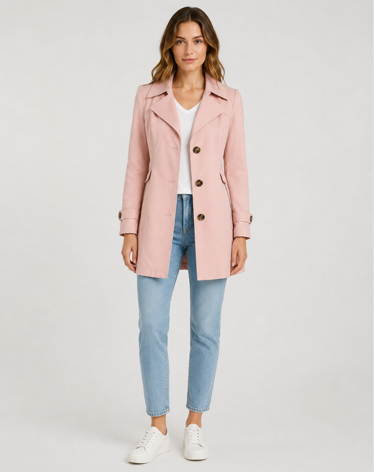 Women's Belted Trench Coat