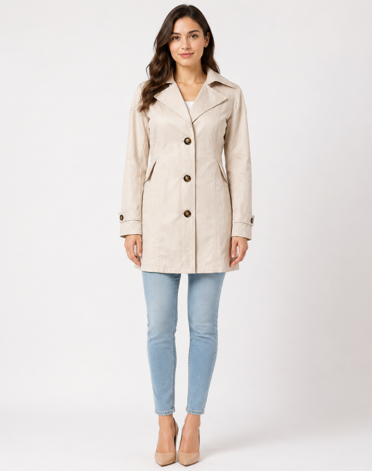 Women's Belted Trench Coat