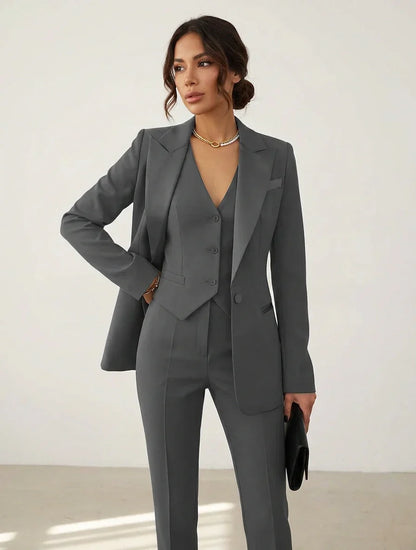 Women's Blazer Waistcoat and Trouser Co-Ord