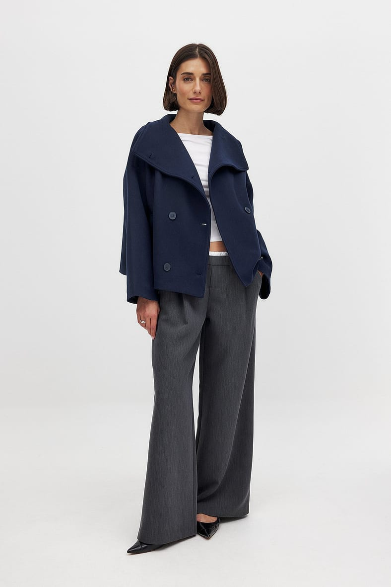Women's Boxy Double Breasted Coat