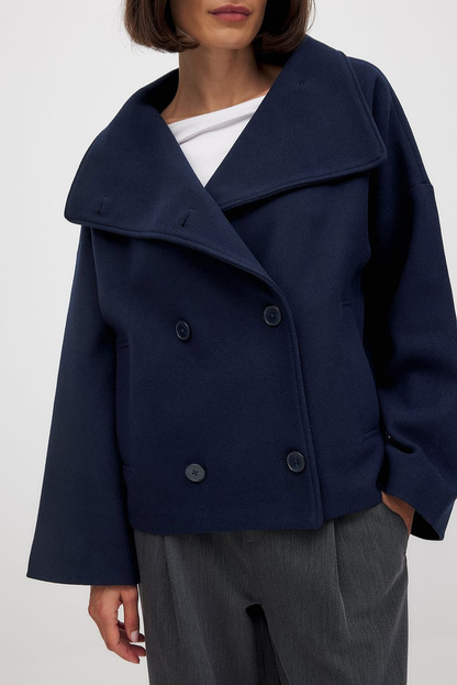 Women's Boxy Double Breasted Coat