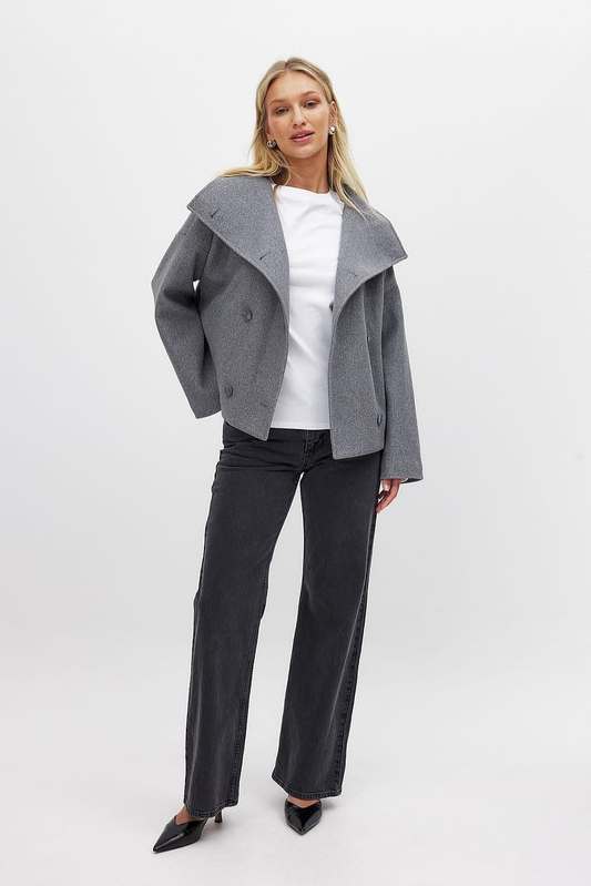 Women's Boxy Double Breasted Coat