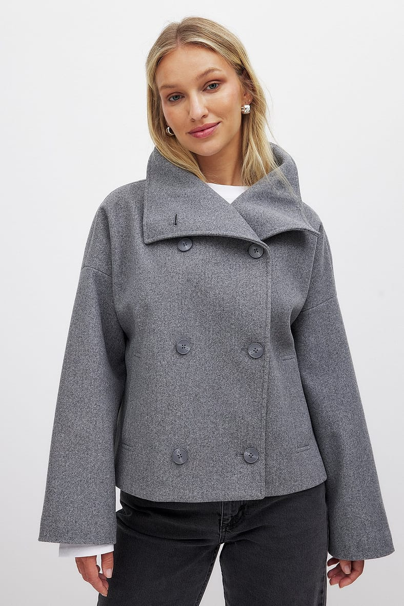 Women's Boxy Double Breasted Coat