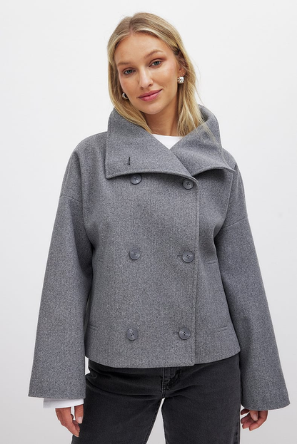 Women's Boxy Double Breasted Coat