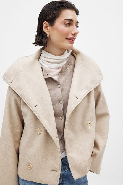Women's Boxy Double Breasted Coat