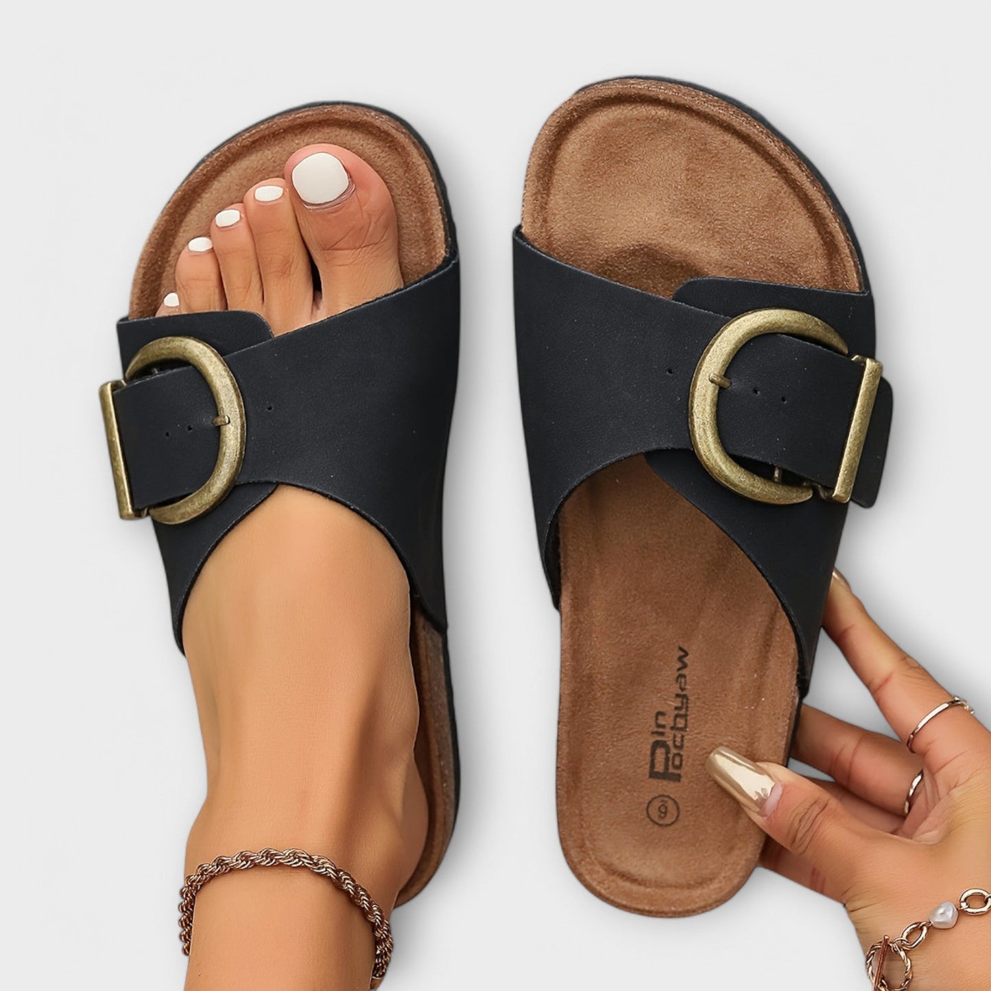 Women's Buckle Strap Orthopedic Sandals