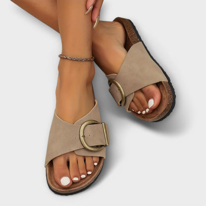 Women's Buckle Strap Orthopedic Sandals
