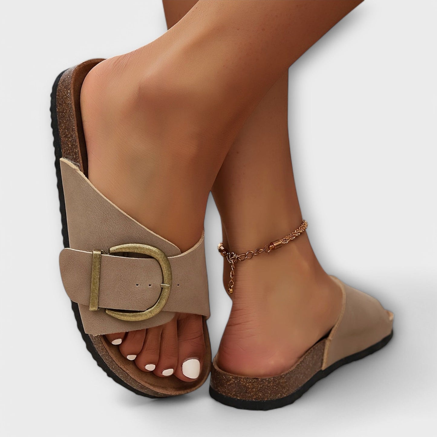 Women's Buckle Strap Orthopedic Sandals