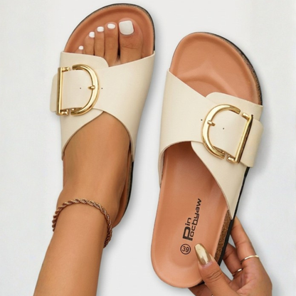 Women's Buckle Strap Orthopedic Sandals