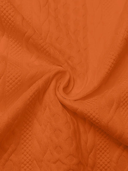 Women's Cable Knit Zip Up Hoodie with Ribbed Cuffs and Hood