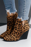 Brown with Leopard Print