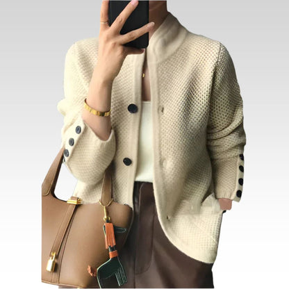 Women's Chunky Knit Button Front Cardigan