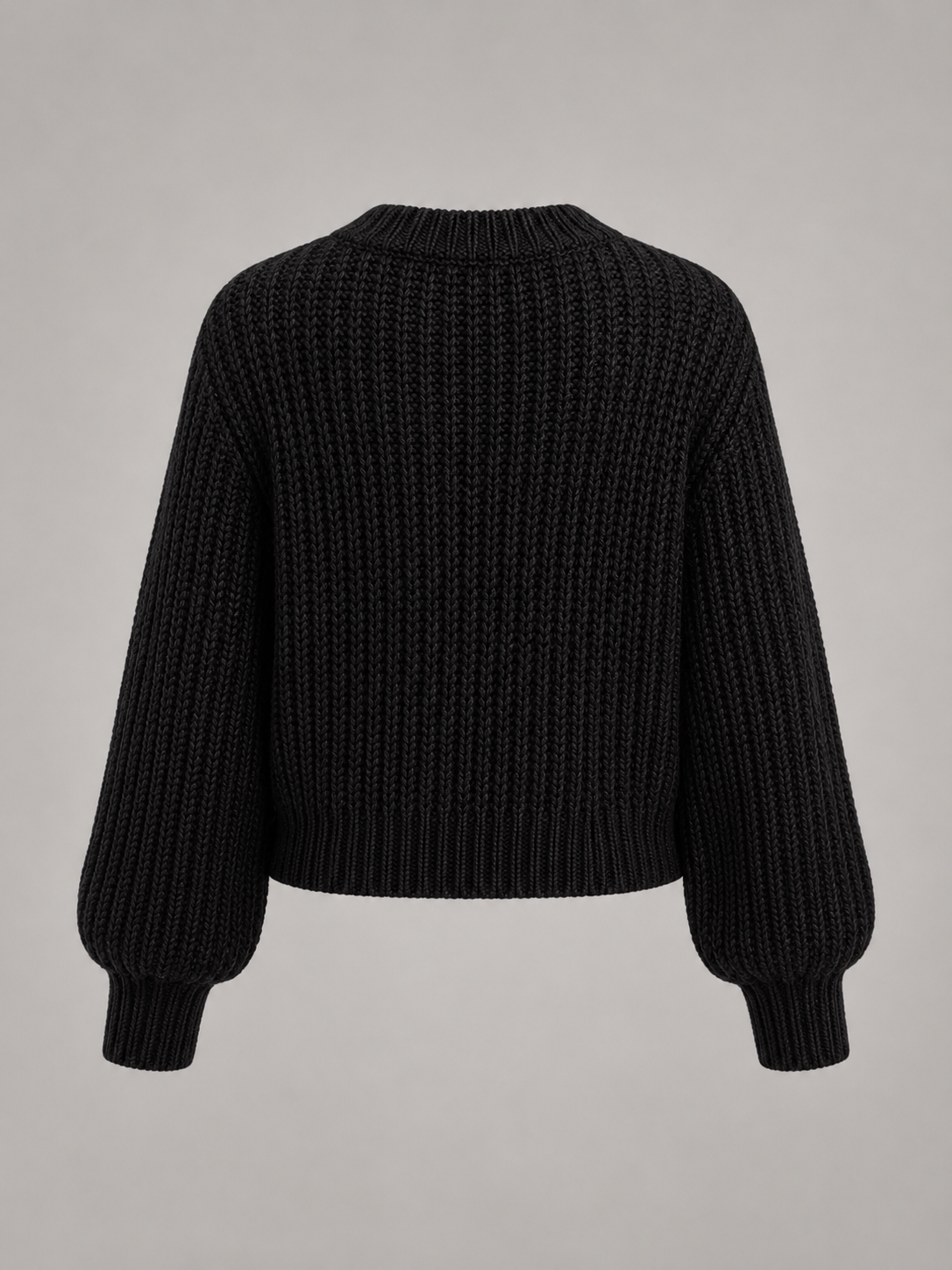 Women's Chunky Ribbed Mock-Neck Sweater