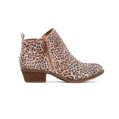 Women's Classic Block Heel Ankle Boots