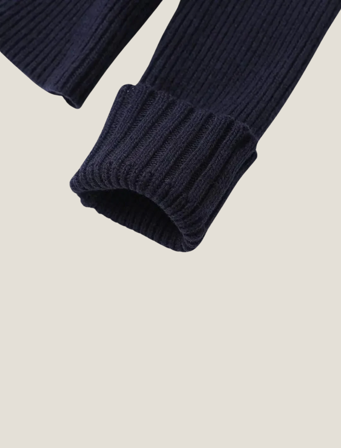 Women's Collared Contrast Knit Cardigan