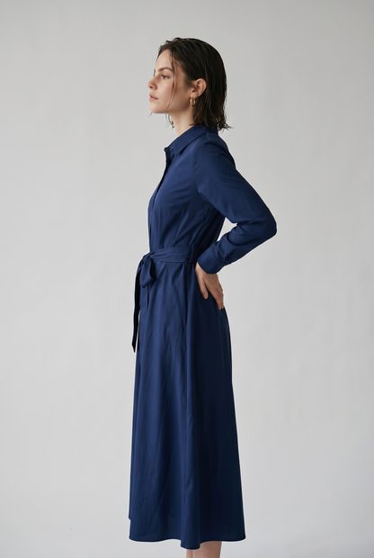 Women's Cotton Twill Shirt Dress