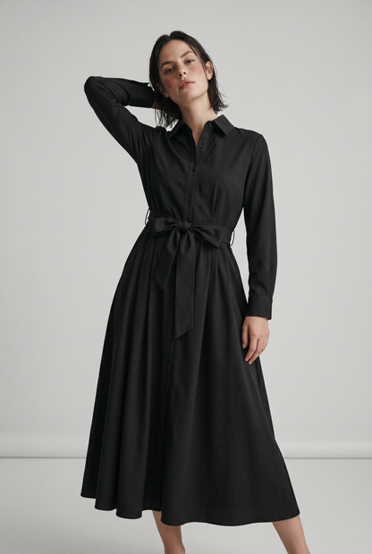Women's Cotton Twill Shirt Dress