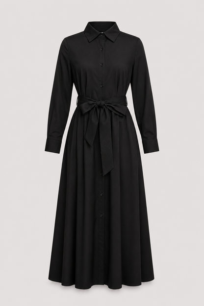 Women's Cotton Twill Shirt Dress