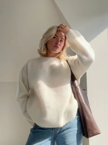Women's Cozy Textured Knit Sweater