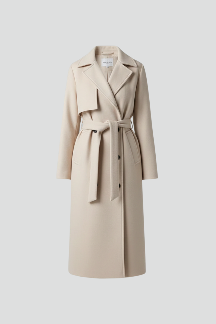 Women's Double Breasted Long Coat