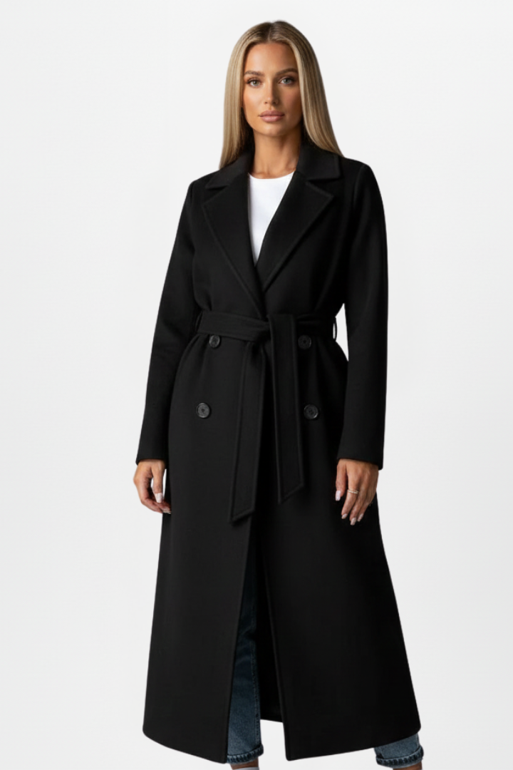 Women's Double Breasted Long Coat