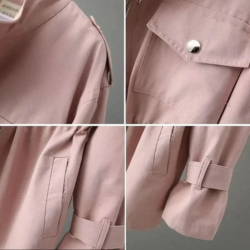 Women's Double Breasted Wool Blend Overcoat