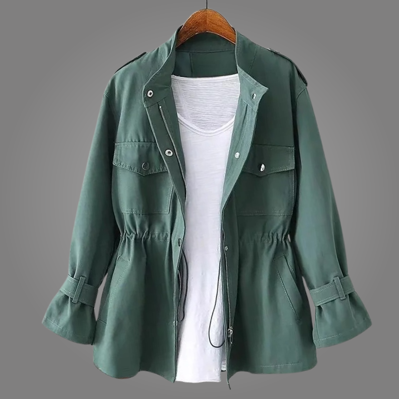 Women's Double Breasted Wool Blend Overcoat
