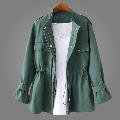 Women's Double Breasted Wool Blend Overcoat