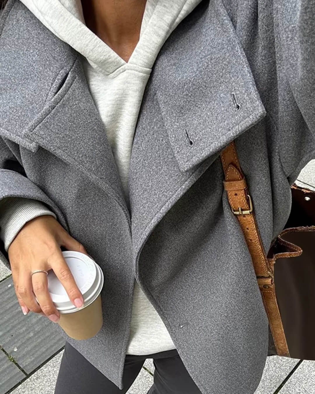 Women's Elegant Stand Collar Jacket
