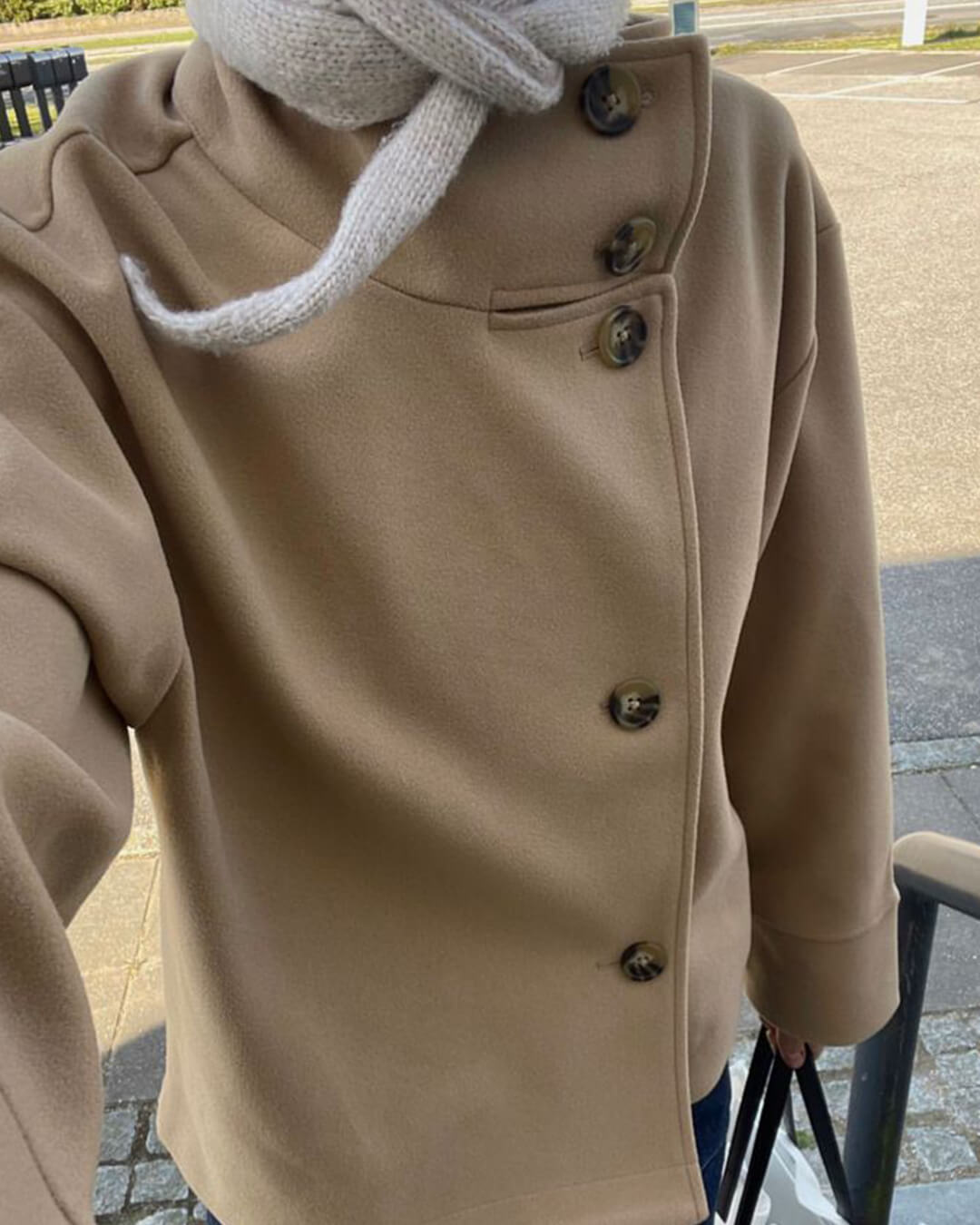 Women's Elegant Stand Collar Jacket