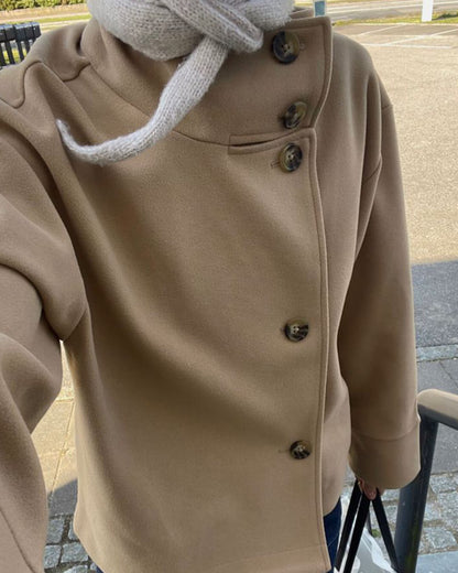 Women's Elegant Stand Collar Jacket