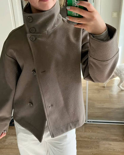 Women's Elegant Stand Collar Jacket