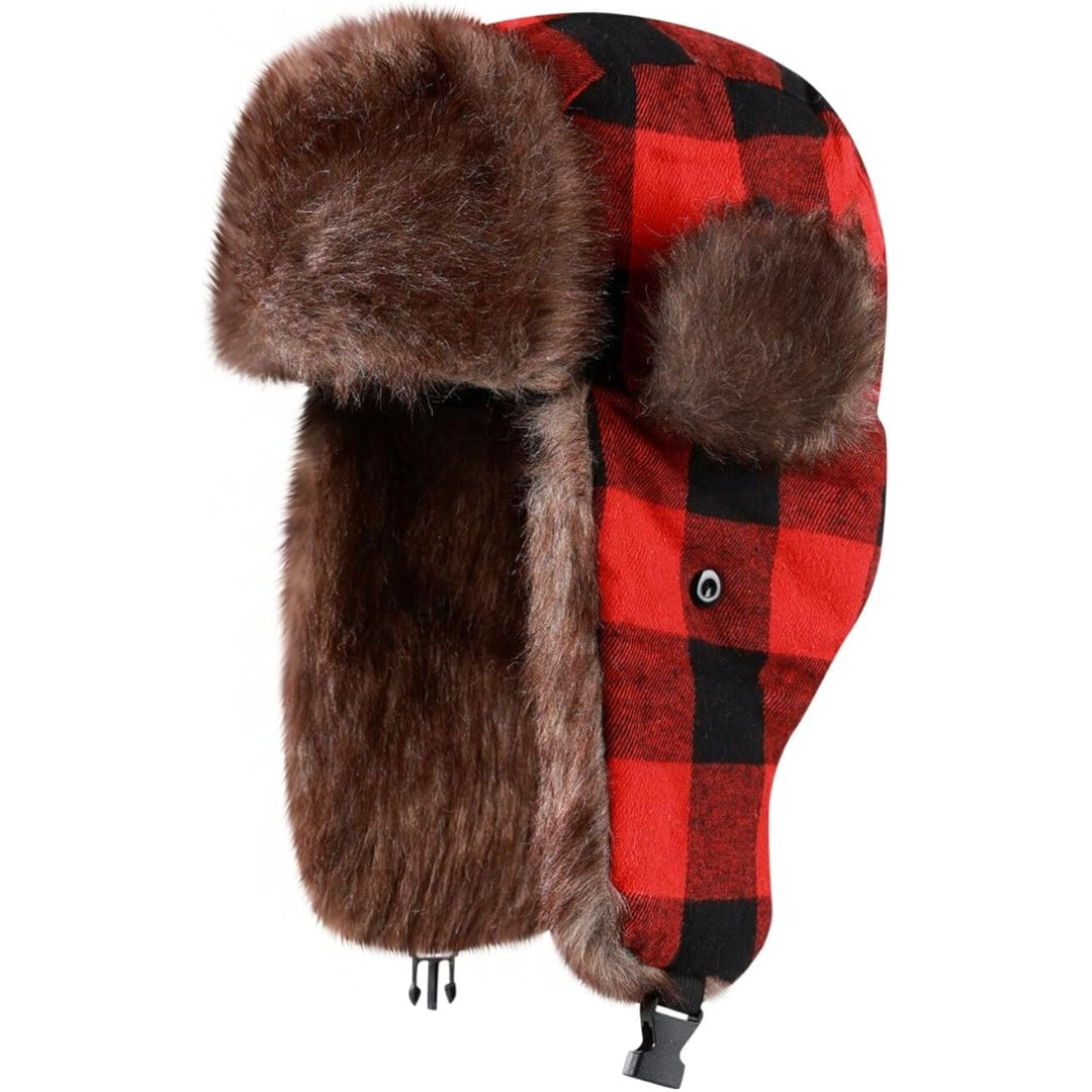 Women's Faux Fur Lined Trapper Hat