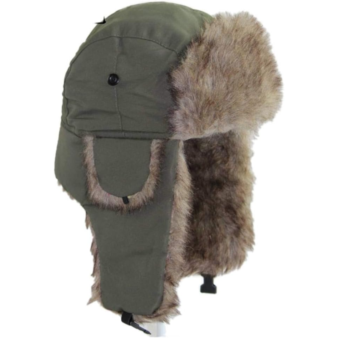 Women's Faux Fur Lined Trapper Hat