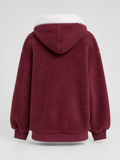 Women's Fleece Hooded Zip-Up Jacket