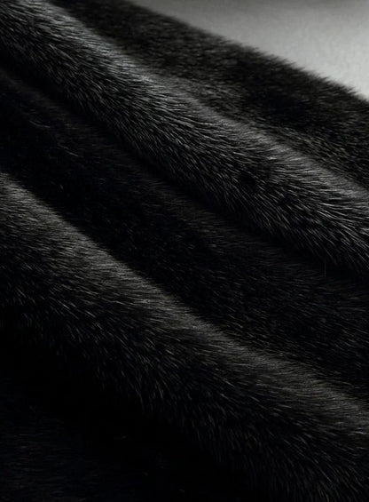 Women's Hooded Faux Fur Long Winter Coat