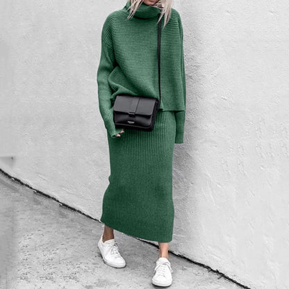 Women's Knit Top & Maxi Skirt Co-Ord Set
