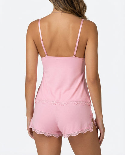 Women's Lace Cami and Shorts Set