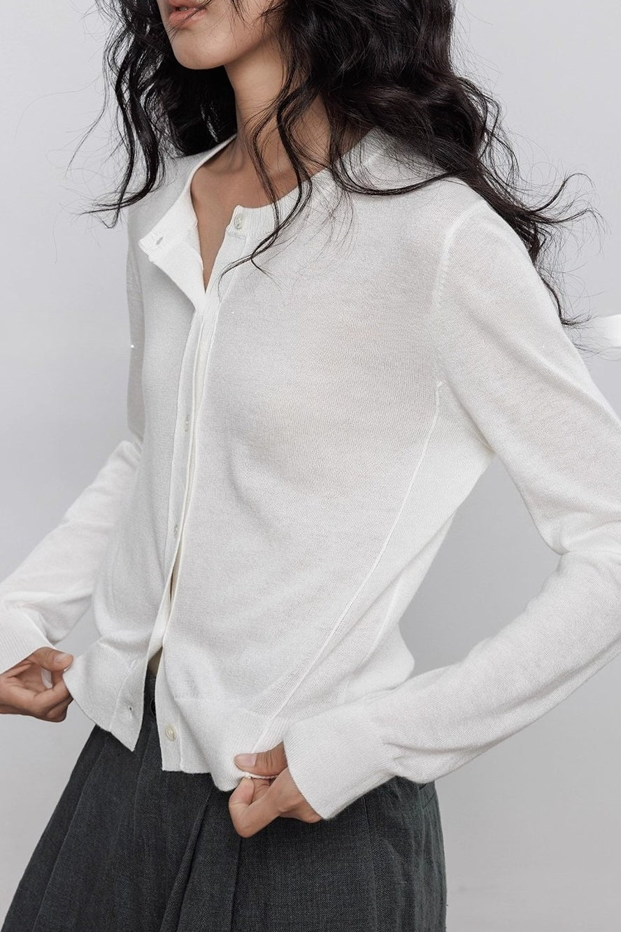 Women's Lightweight Crewneck Knit Top