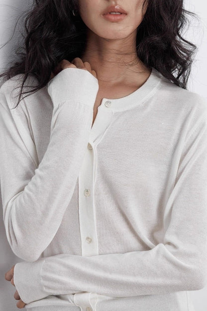 Women's Lightweight Crewneck Knit Top